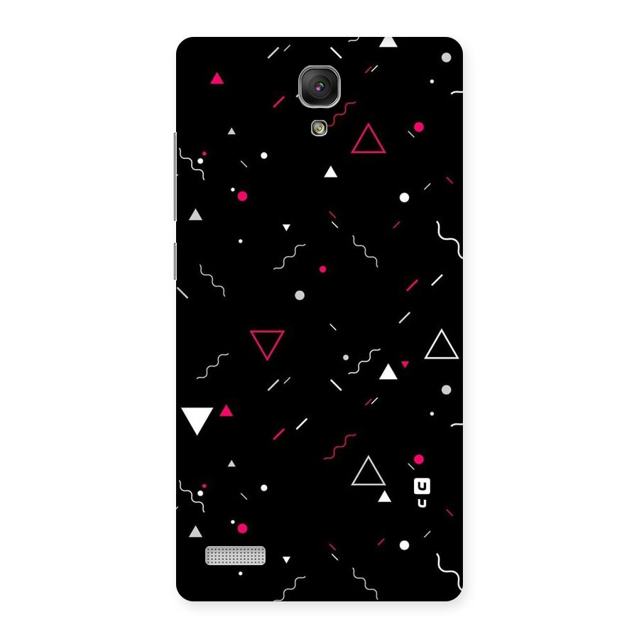 Dark Shapes Design Back Case for Redmi Note Prime