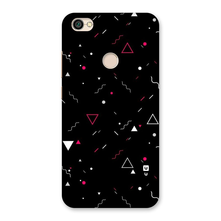 Dark Shapes Design Back Case for Redmi Y1 2017