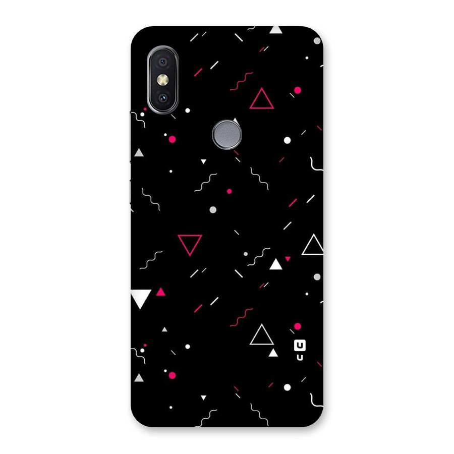 Dark Shapes Design Back Case for Redmi Y2