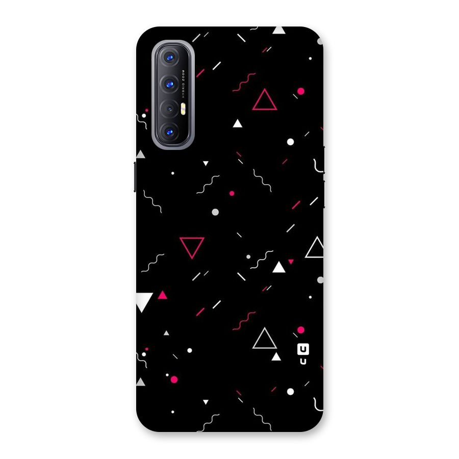 Dark Shapes Design Back Case for Reno3 Pro