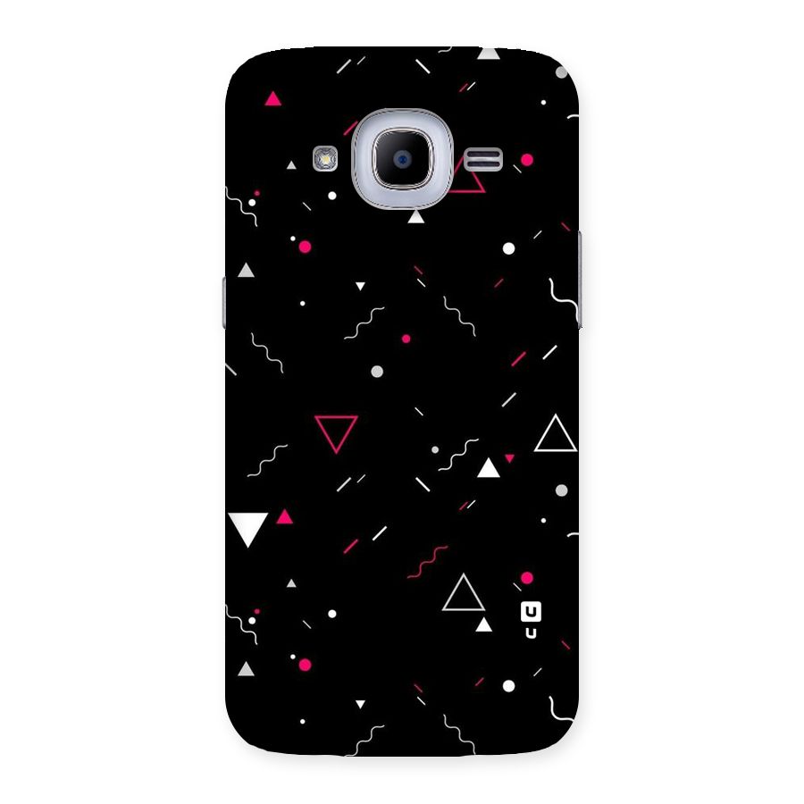 Dark Shapes Design Back Case for Samsung Galaxy J2 2016