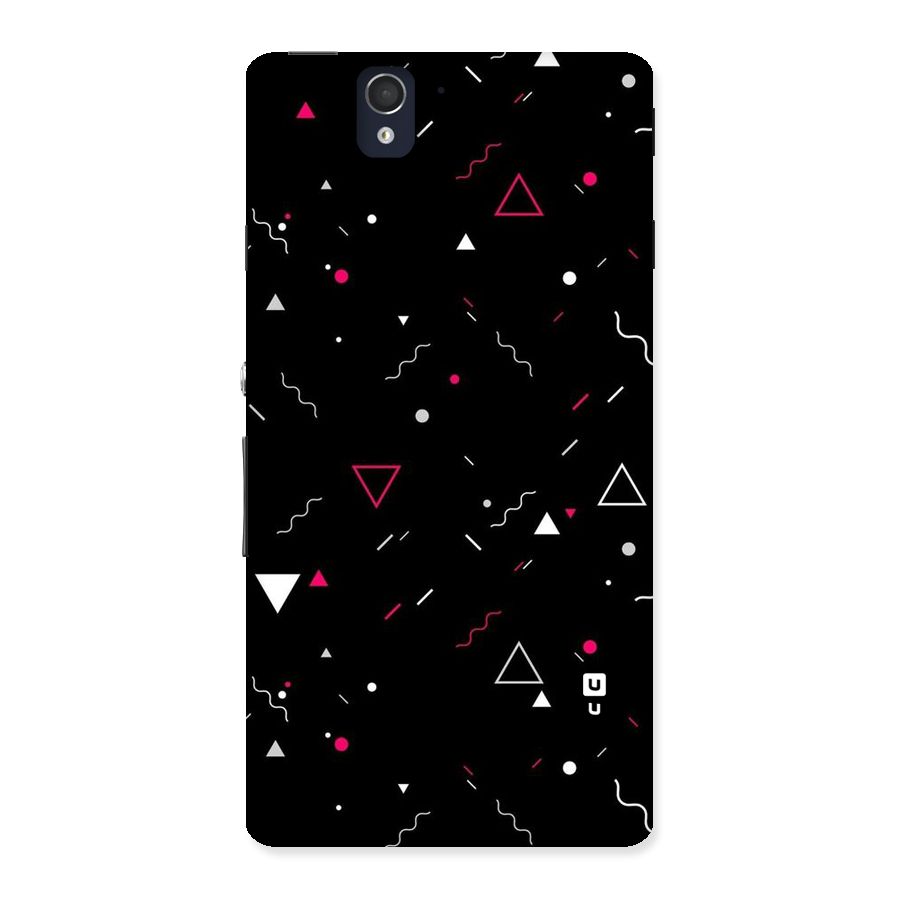 Dark Shapes Design Back Case for Sony Xperia Z