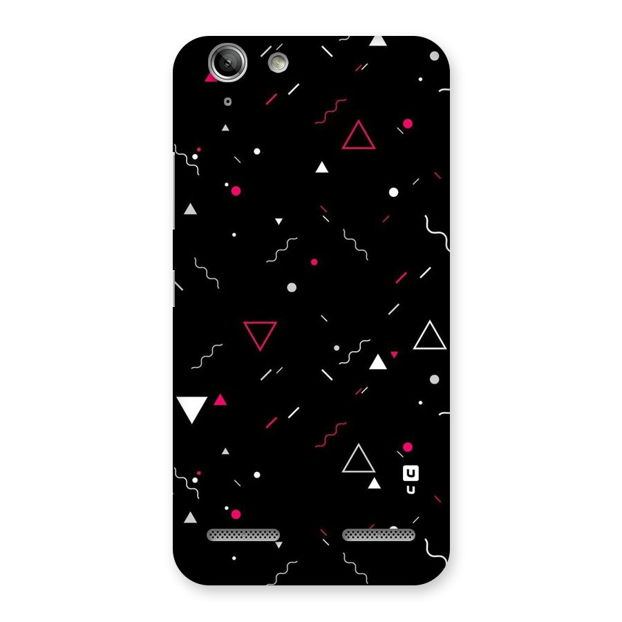Dark Shapes Design Back Case for Vibe K5 Plus
