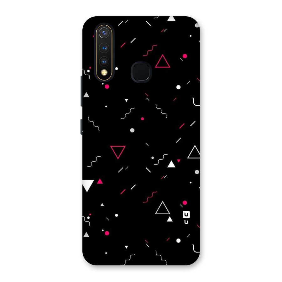 Dark Shapes Design Back Case for Vivo U20