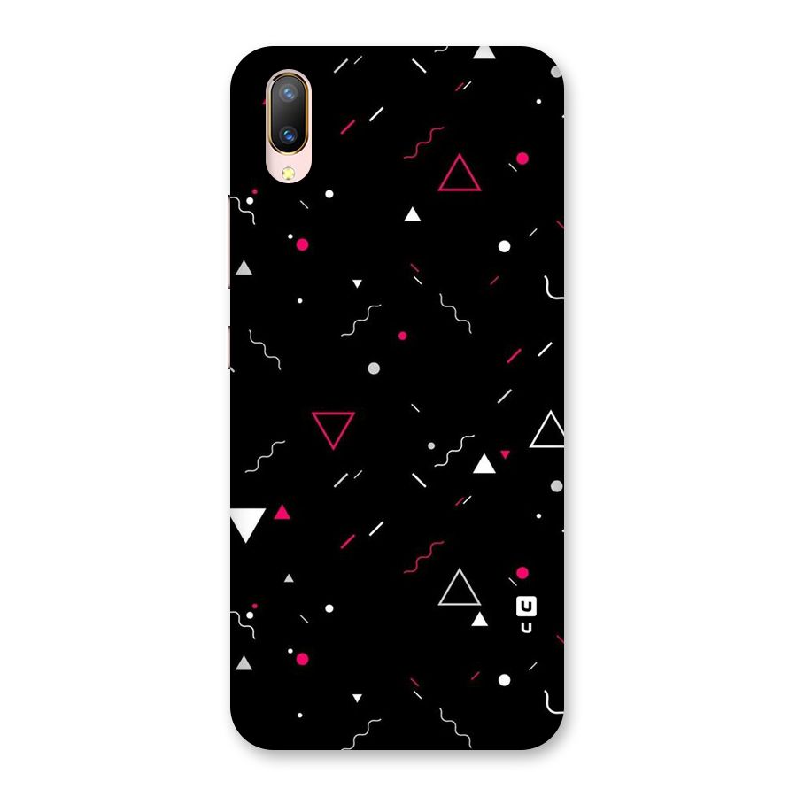 Dark Shapes Design Back Case for Vivo V11 Pro