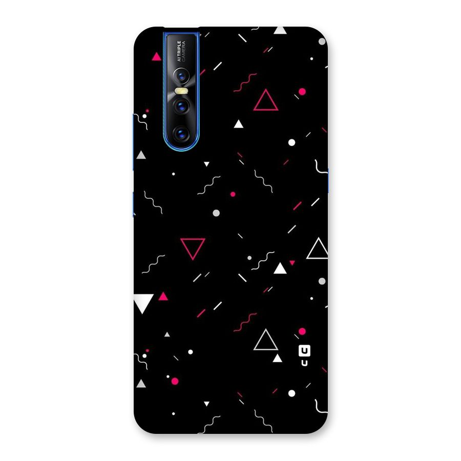 Dark Shapes Design Back Case for Vivo V15 Pro