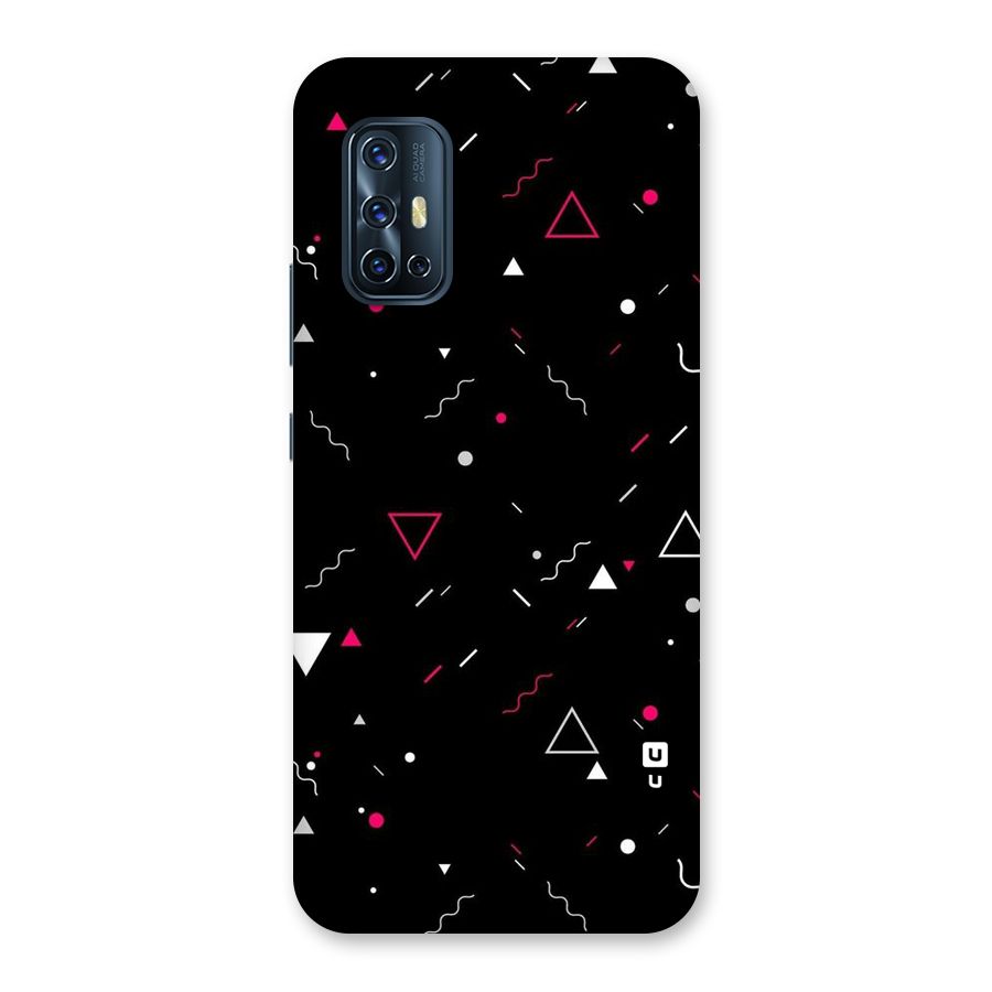 Dark Shapes Design Back Case for Vivo V17