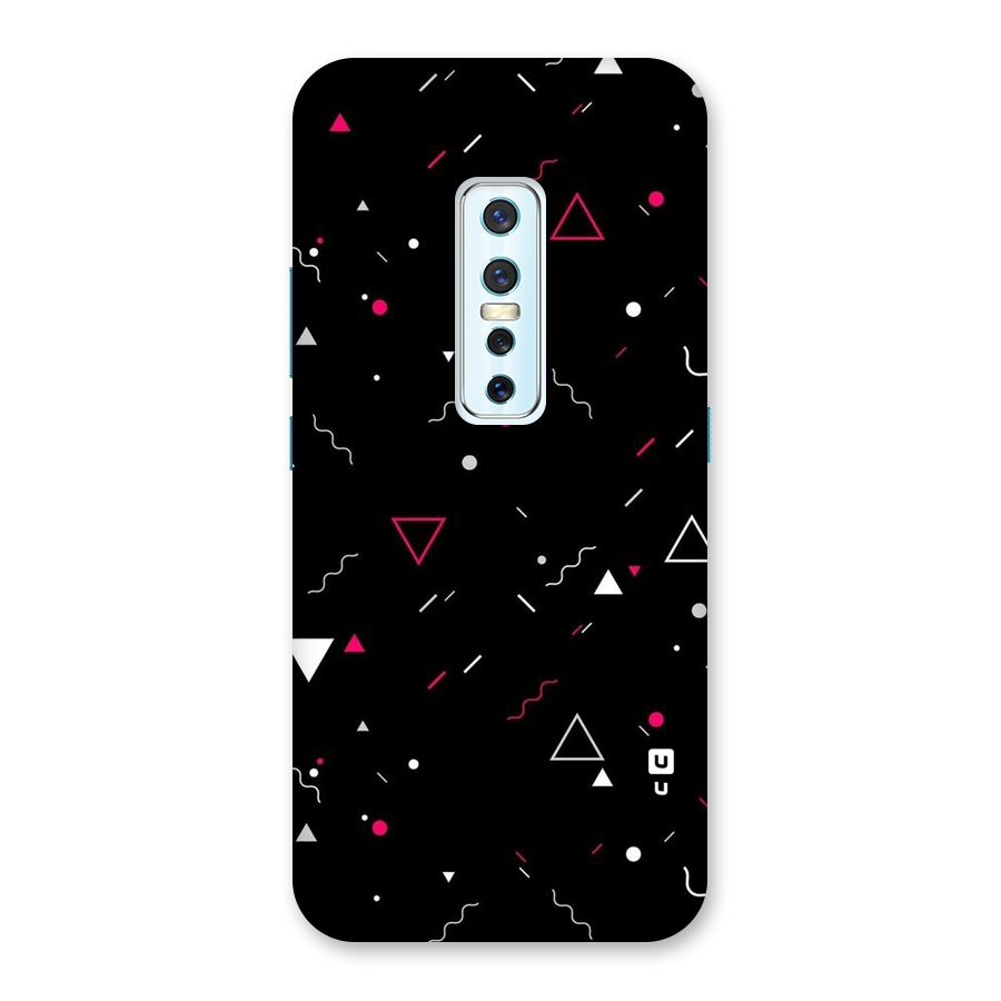 Dark Shapes Design Back Case for Vivo V17 Pro