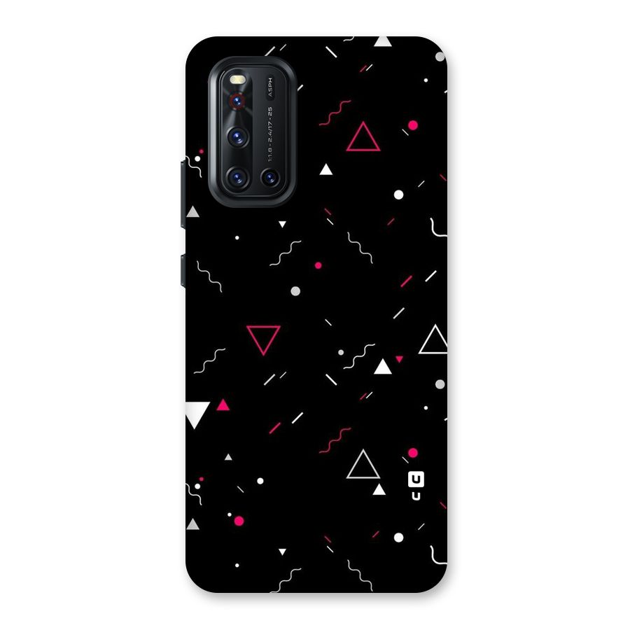 Dark Shapes Design Back Case for Vivo V19