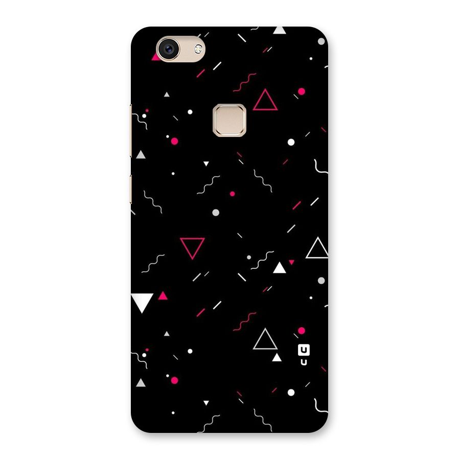 Dark Shapes Design Back Case for Vivo V7