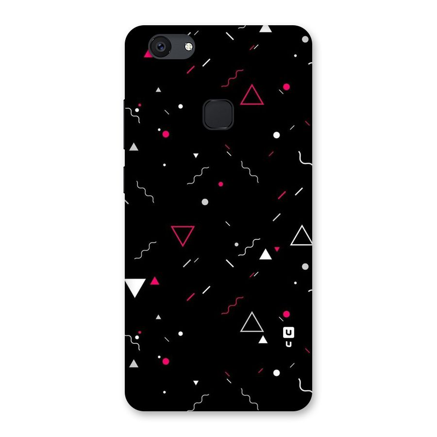 Dark Shapes Design Back Case for Vivo V7 Plus