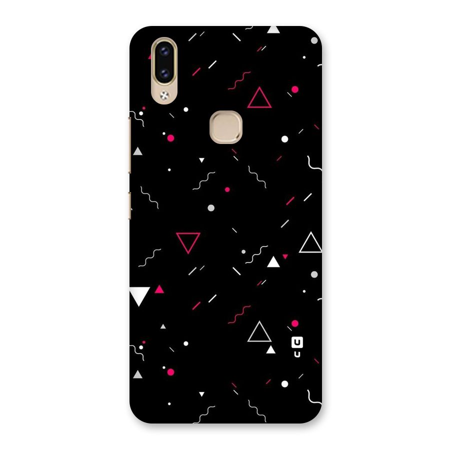 Dark Shapes Design Back Case for Vivo V9 Youth