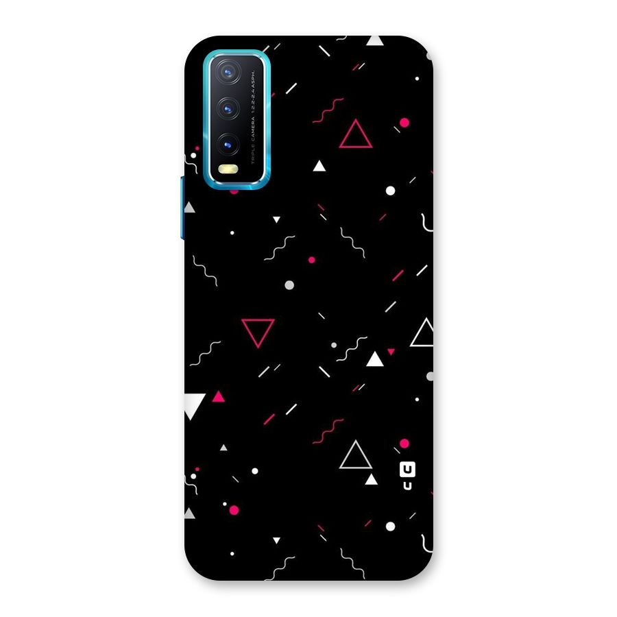 Dark Shapes Design Back Case for Vivo Y20A