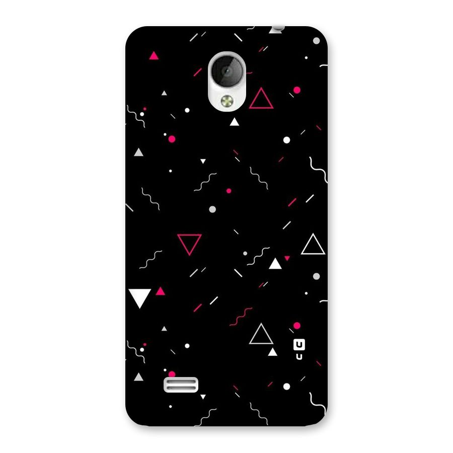 Dark Shapes Design Back Case for Vivo Y21