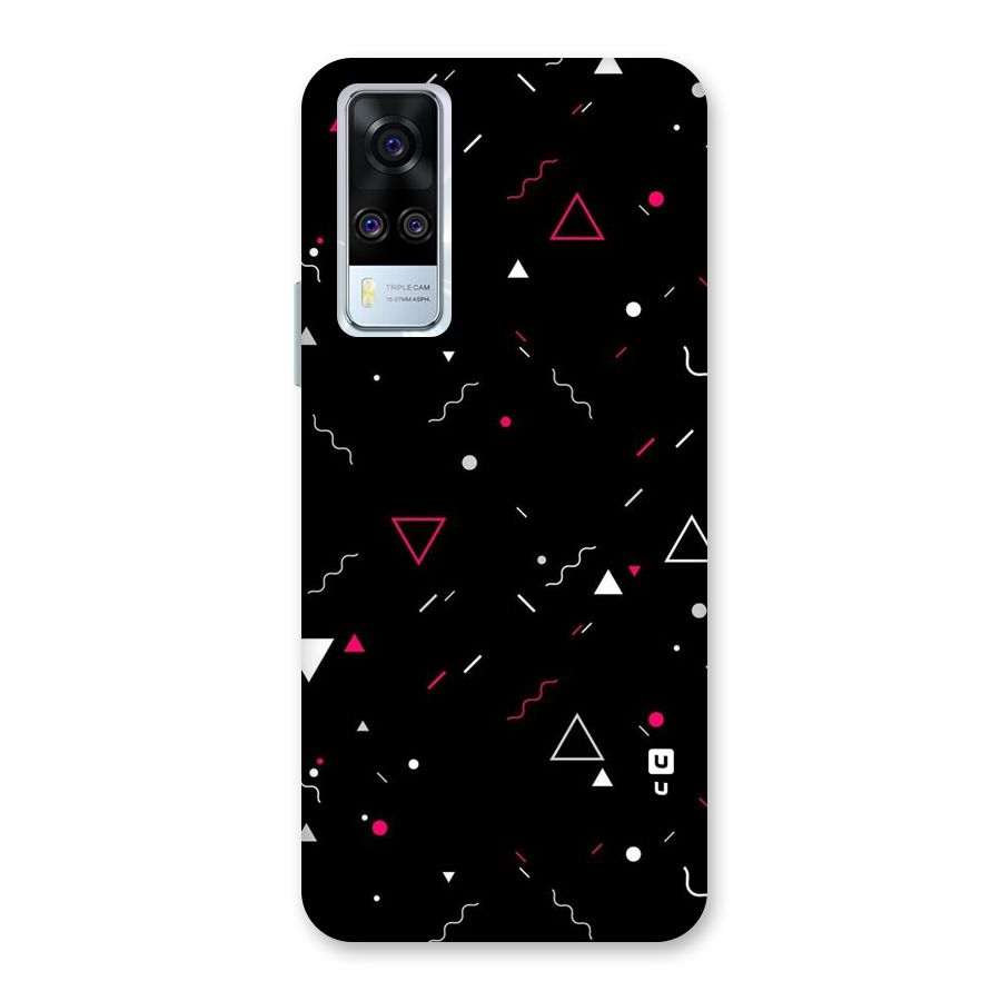 Dark Shapes Design Back Case for Vivo Y31