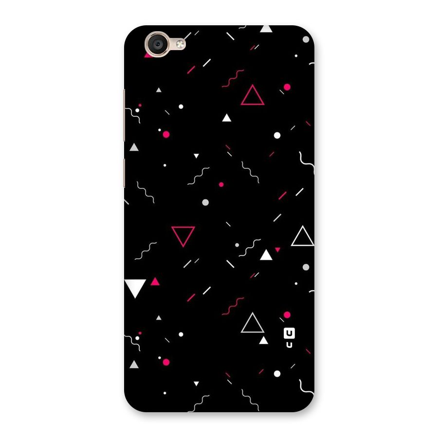 Dark Shapes Design Back Case for Vivo Y55