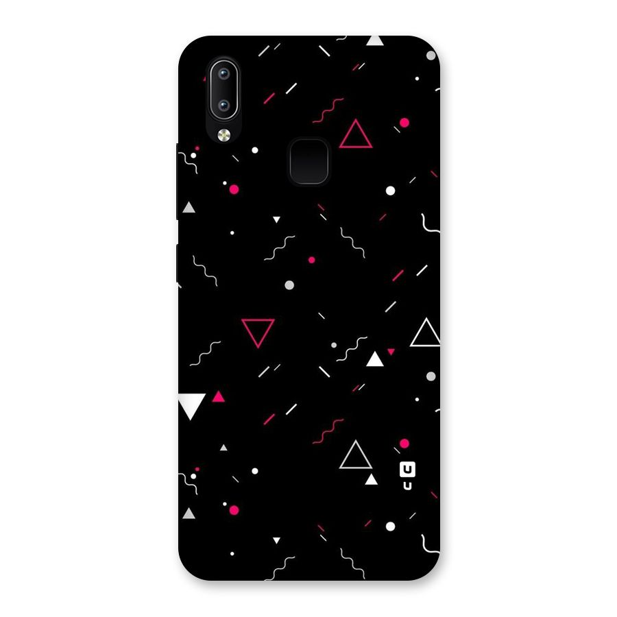 Dark Shapes Design Back Case for Vivo Y93