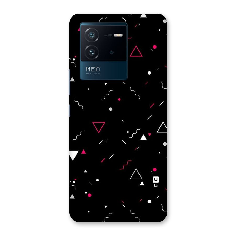 Dark Shapes Design Back Case for Vivo iQOO Neo 6 5G