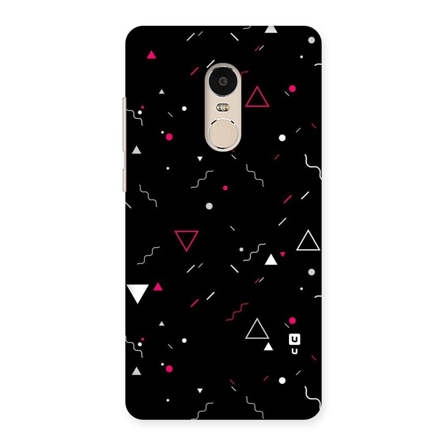 Dark Shapes Design Back Case for Xiaomi Redmi Note 4