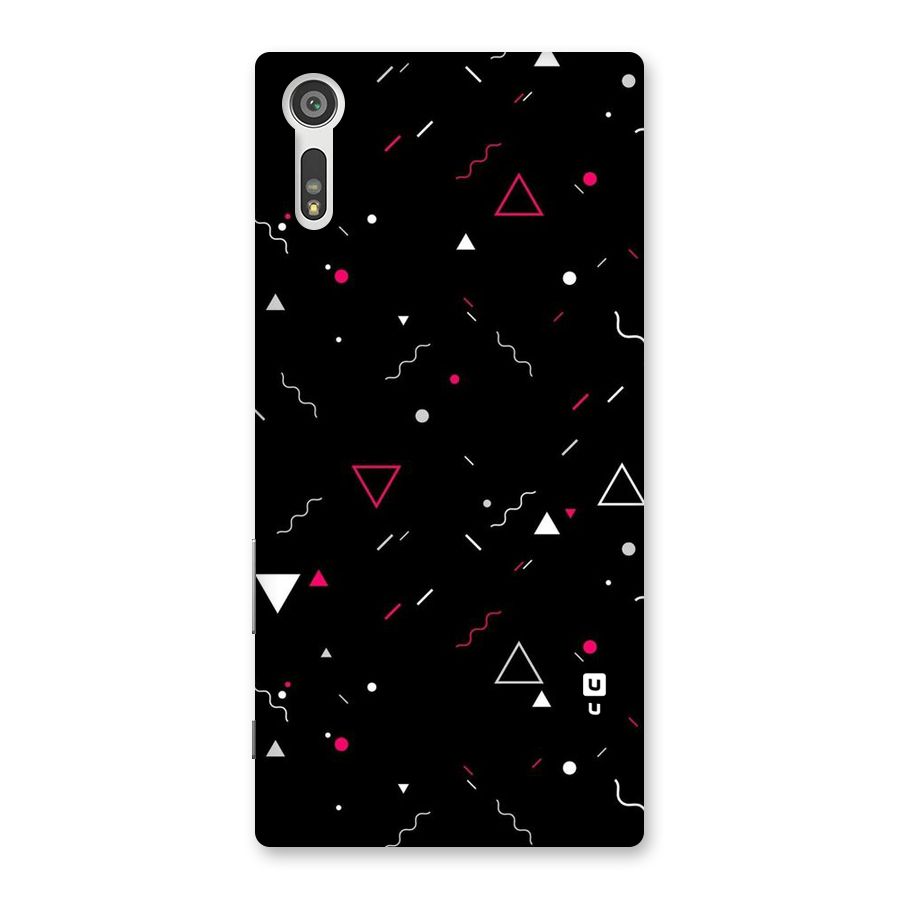 Dark Shapes Design Back Case for Xperia XZ