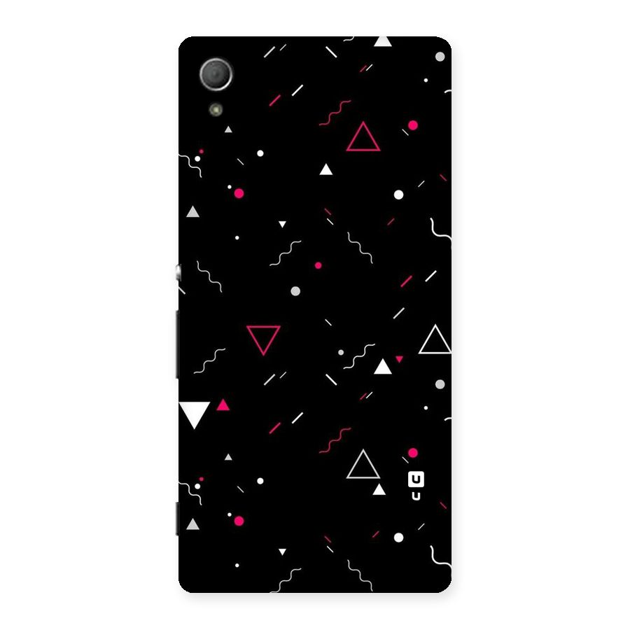 Dark Shapes Design Back Case for Xperia Z3 Plus