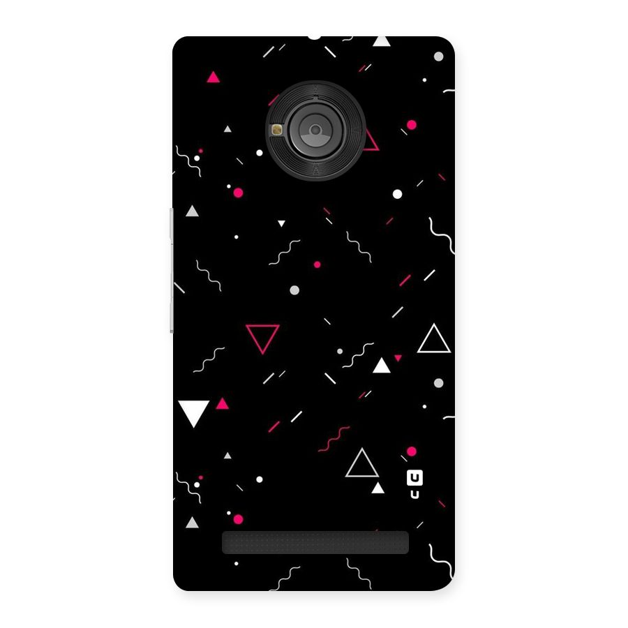 Dark Shapes Design Back Case for Yu Yunique