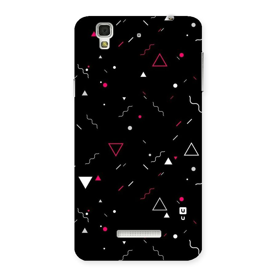Dark Shapes Design Back Case for Yu Yureka