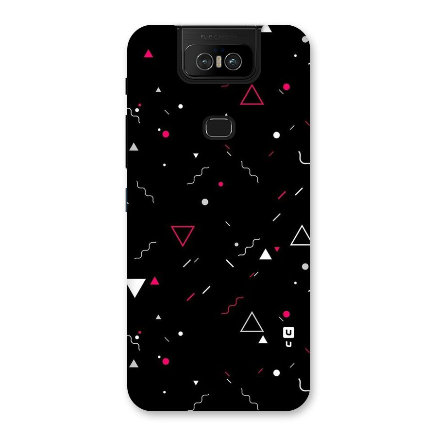 Dark Shapes Design Back Case for Zenfone 6z