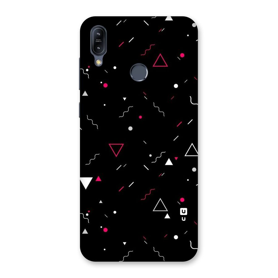Dark Shapes Design Back Case for Zenfone Max M2