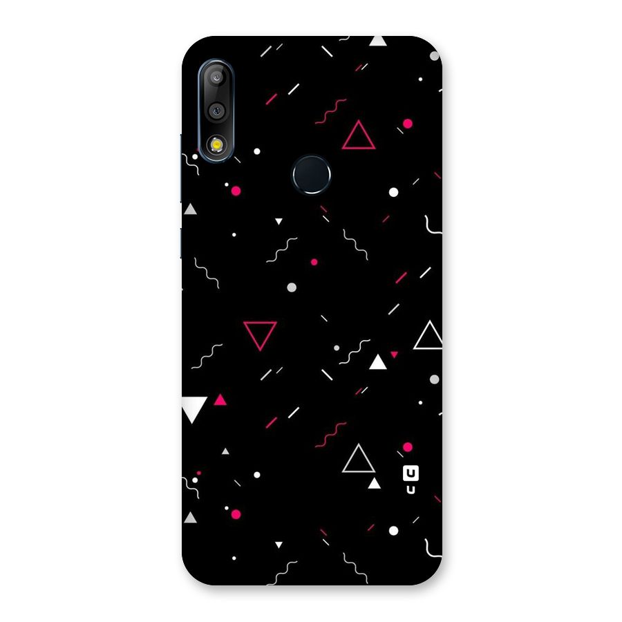 Dark Shapes Design Back Case for Zenfone Max Pro M2
