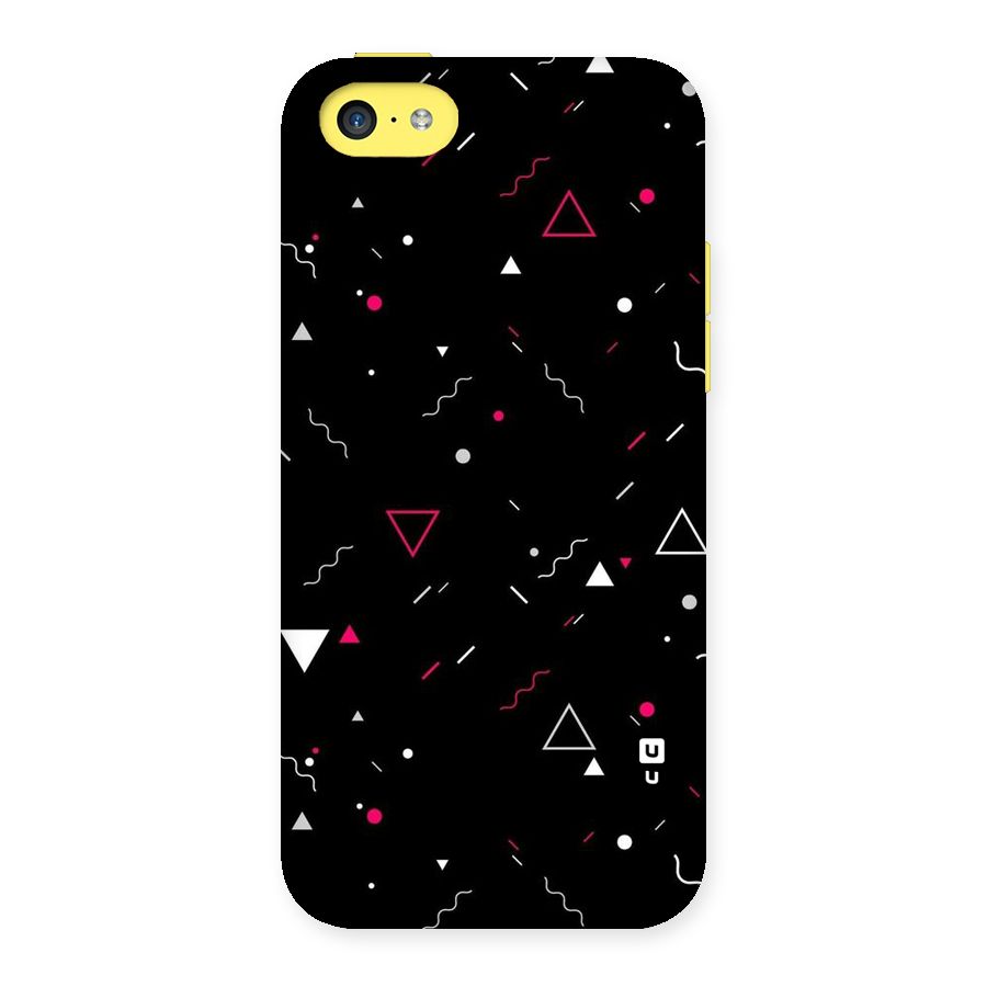 Dark Shapes Design Back Case for iPhone 5C