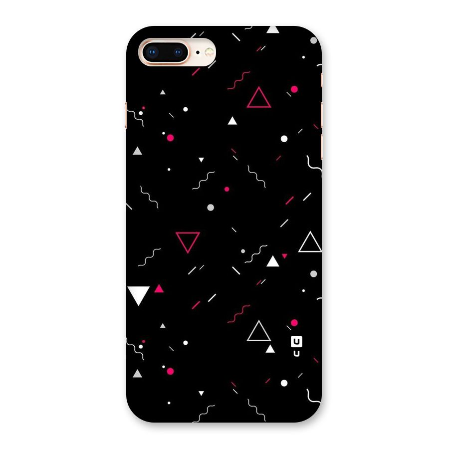 Dark Shapes Design Back Case for iPhone 8 Plus