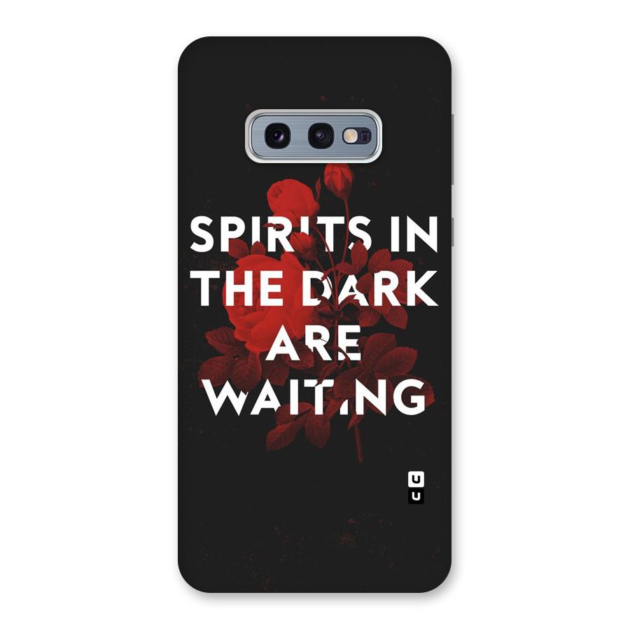 Dark Spirits Back Case for Galaxy S10e