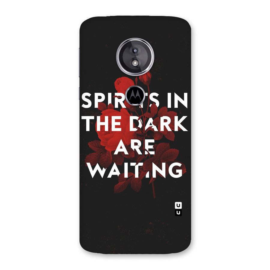 Dark Spirits Back Case for Moto E5