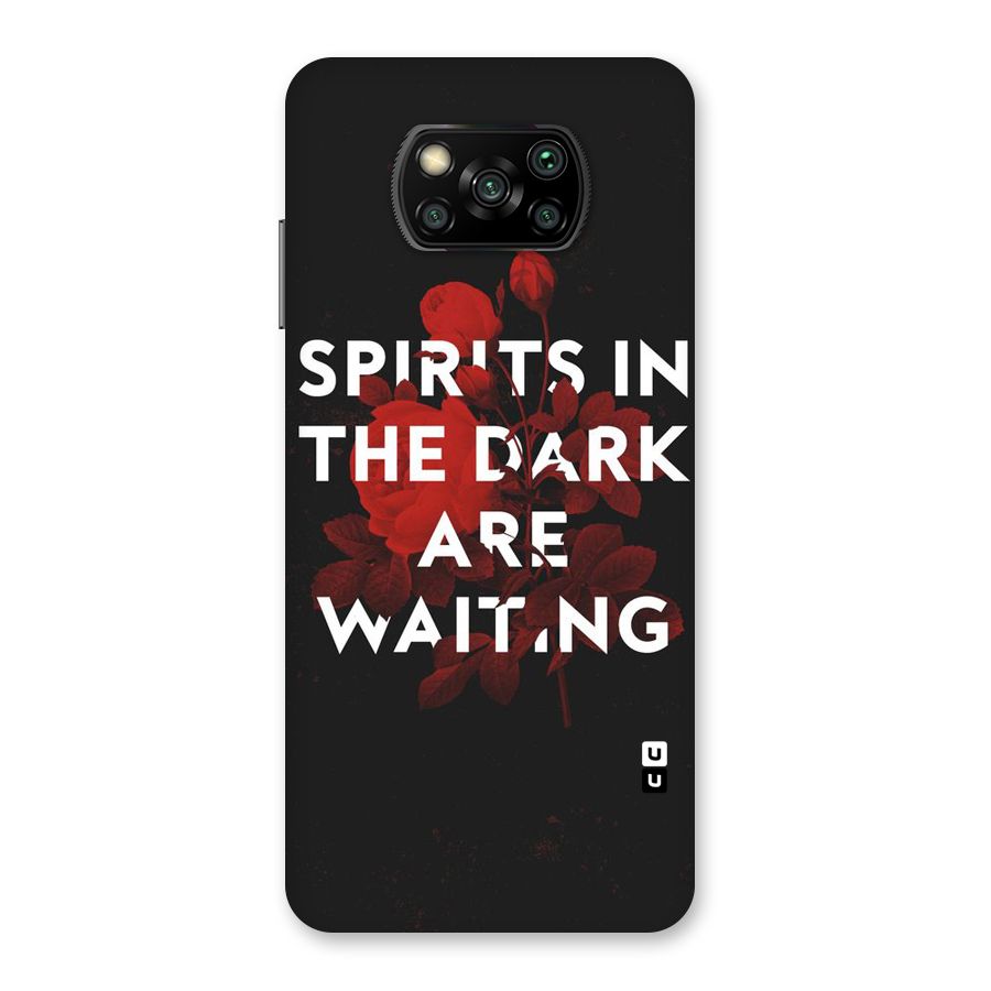 Dark Spirits Back Case for Poco X3