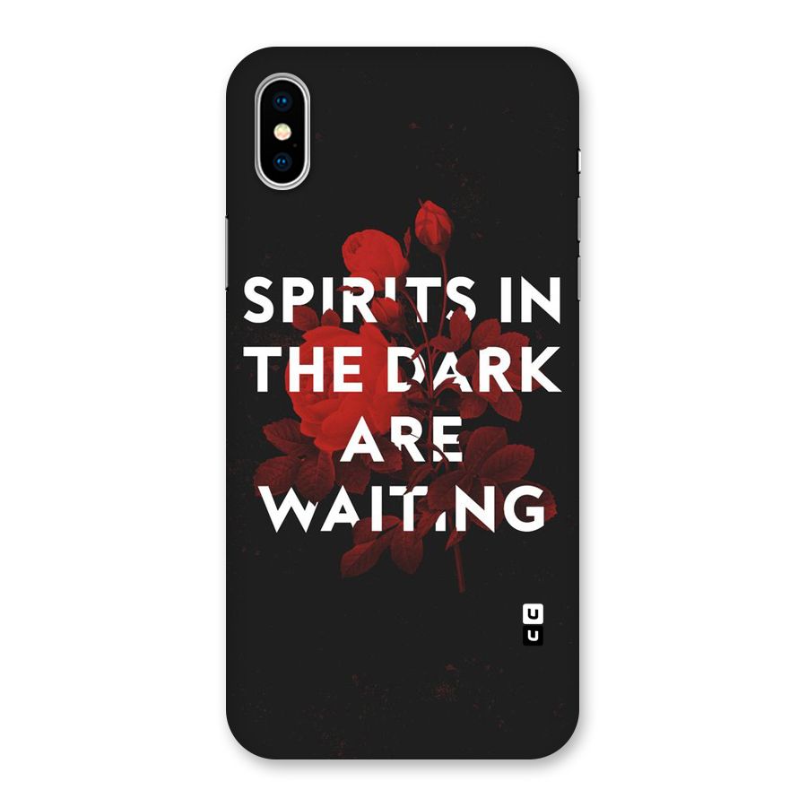 Dark Spirits Back Case for iPhone XS