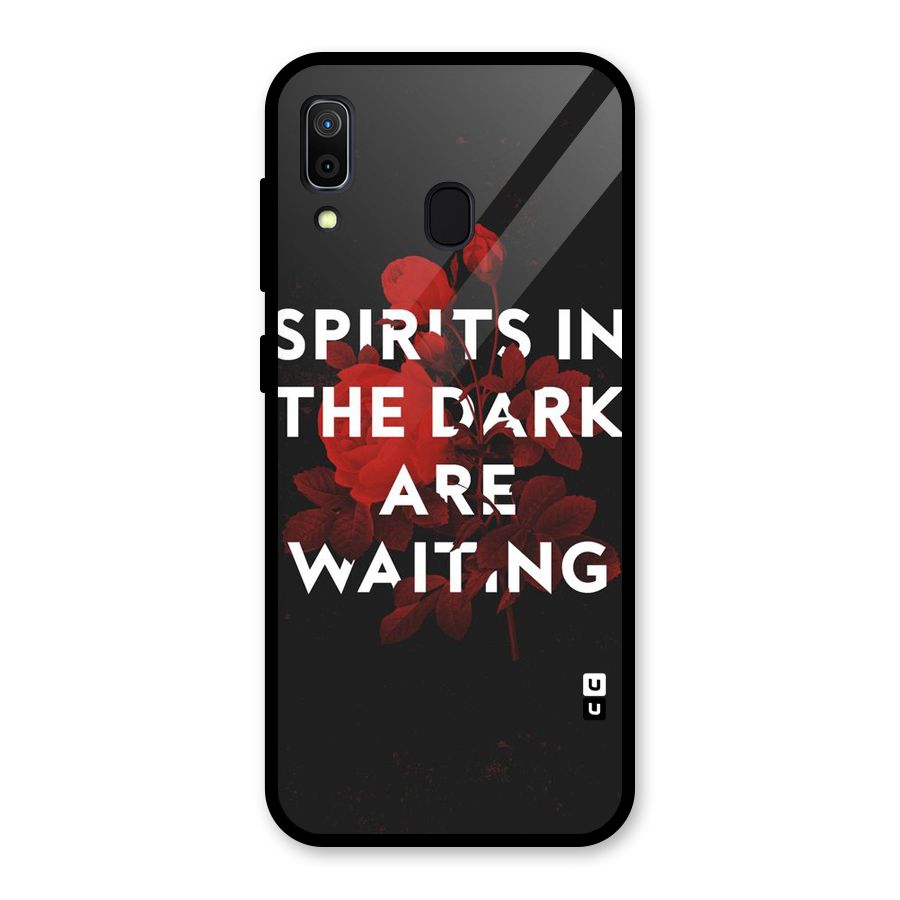 Dark Spirits Glass Back Case for Galaxy A30