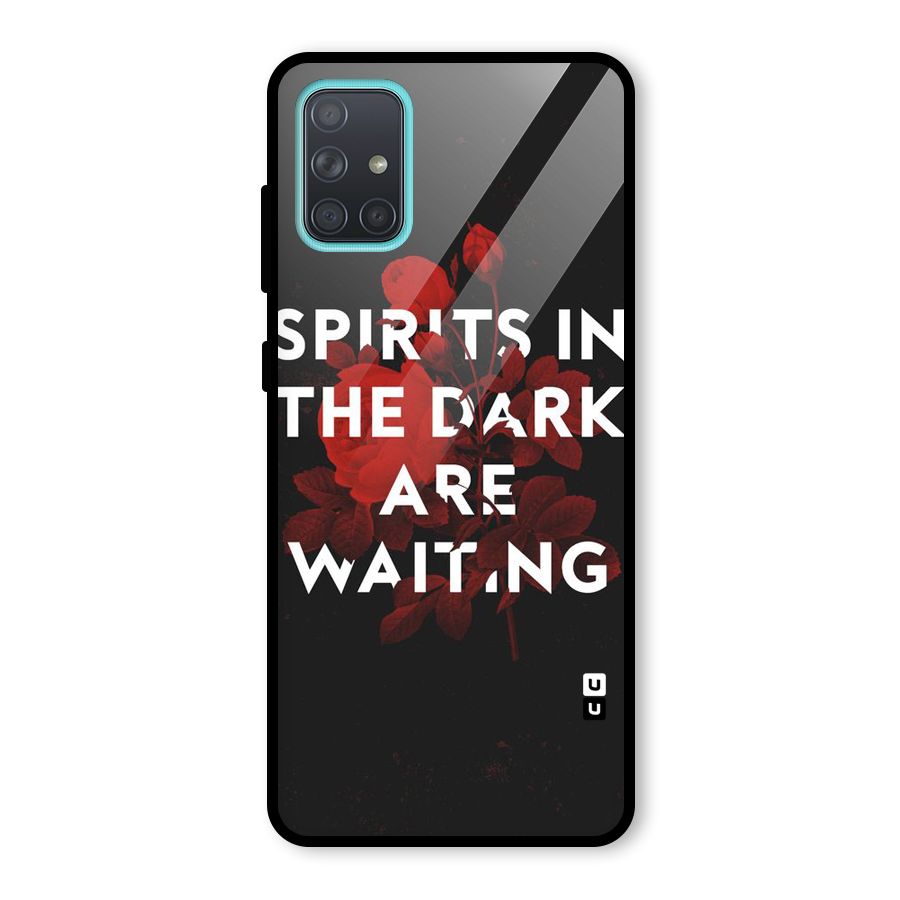Dark Spirits Glass Back Case for Galaxy A71