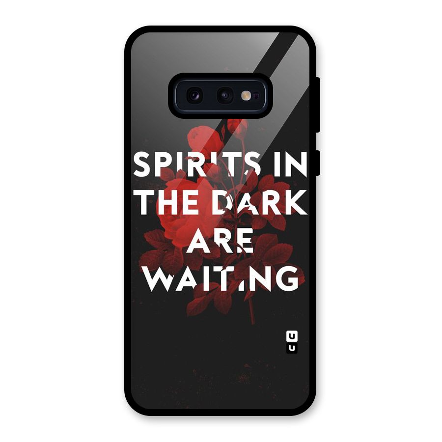 Dark Spirits Glass Back Case for Galaxy S10e