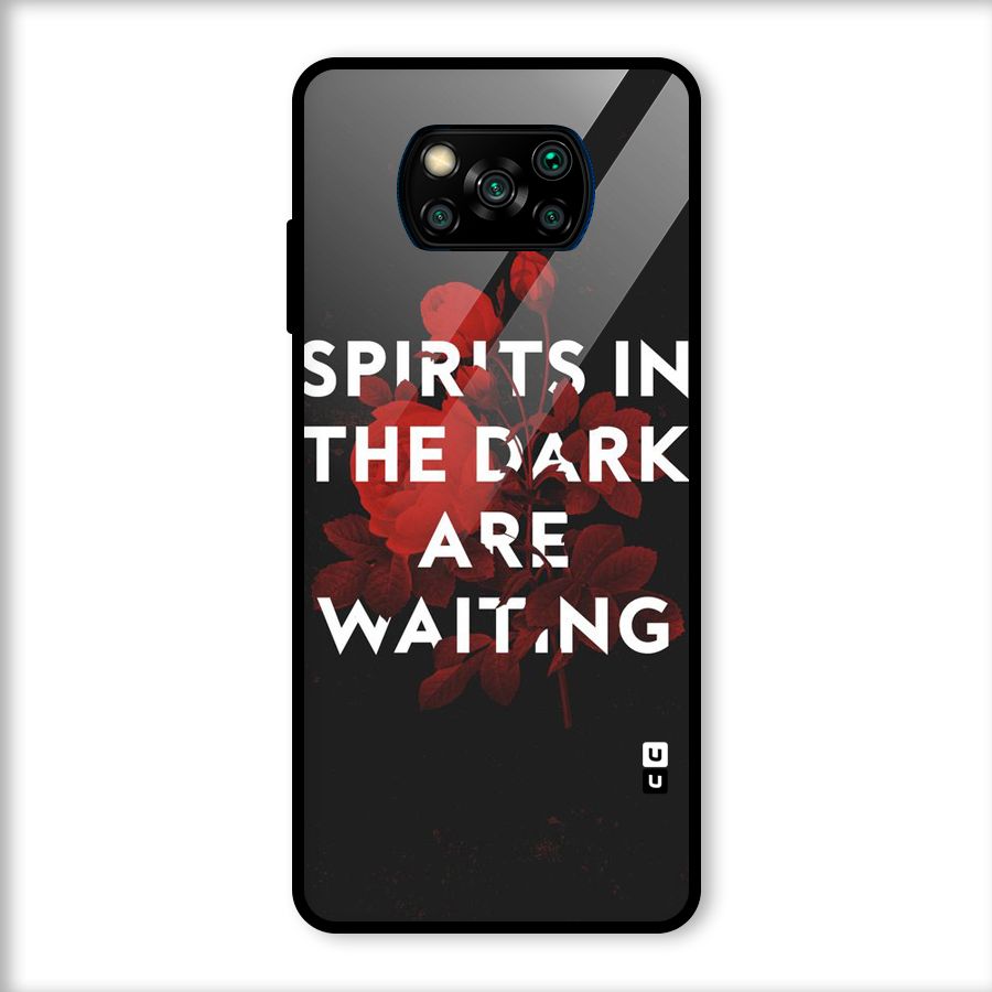Dark Spirits Glass Back Case for Poco X3