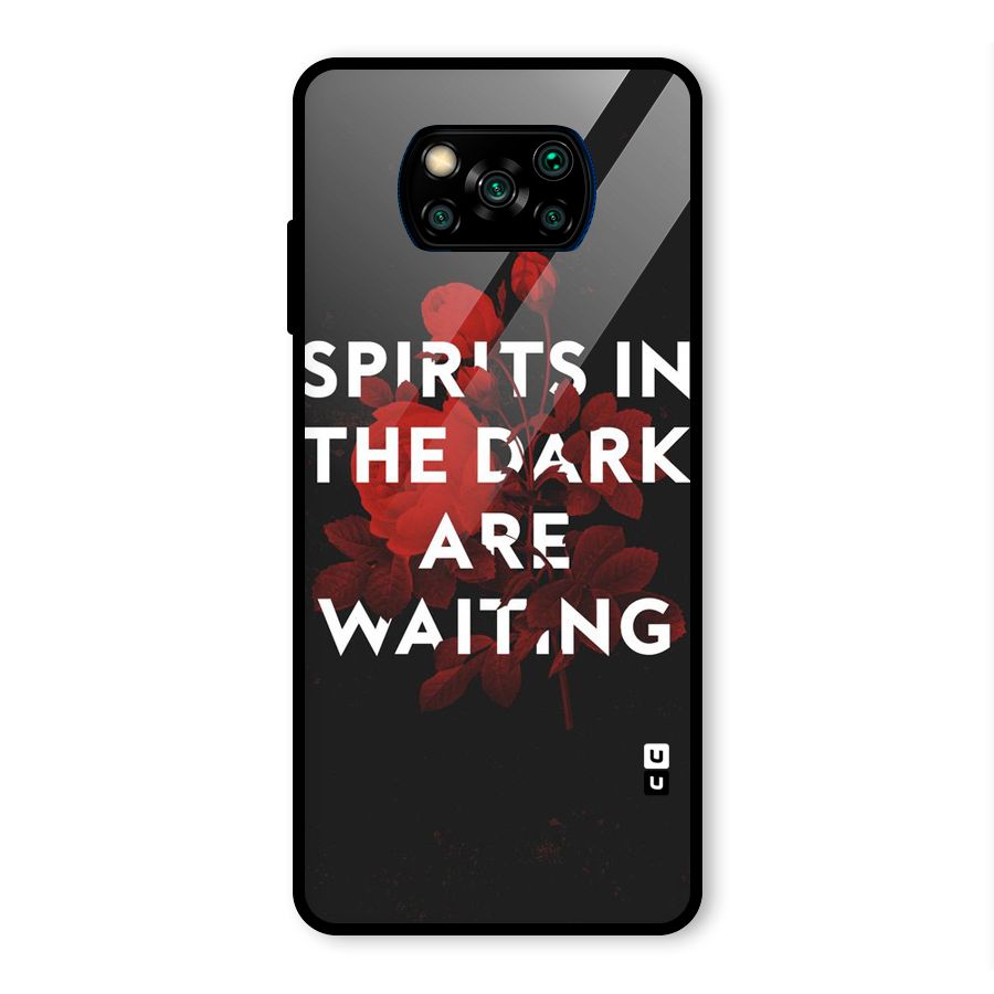 Dark Spirits Glass Back Case for Poco X3 Pro
