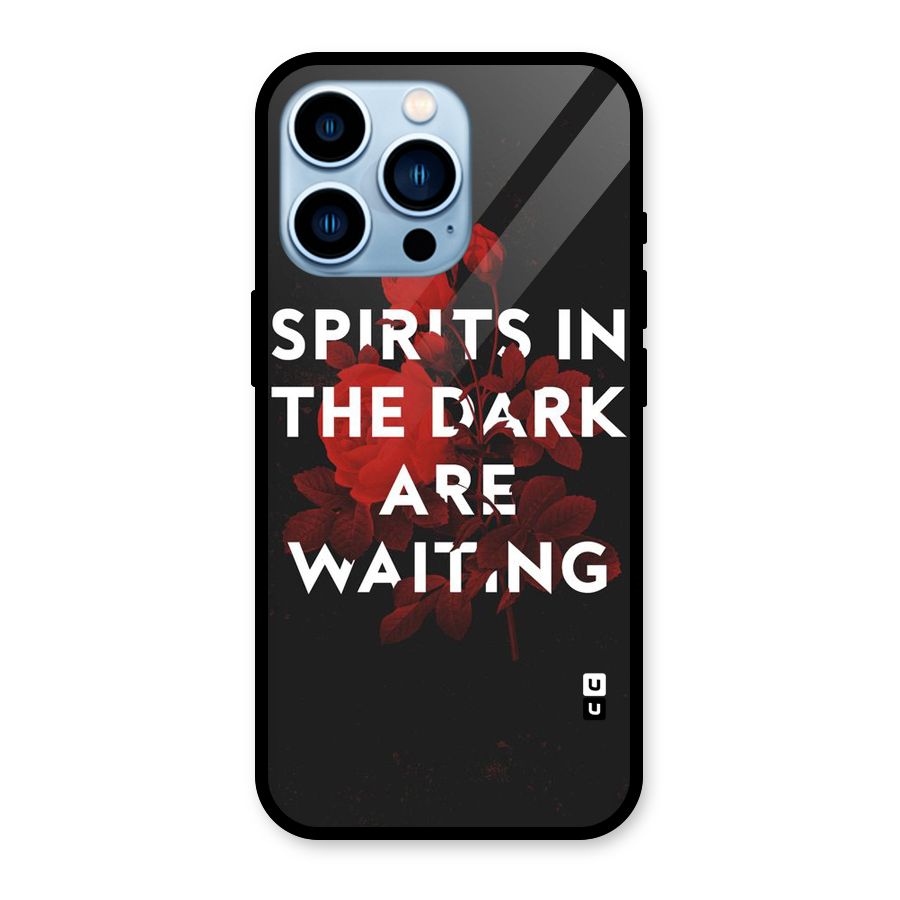Dark Spirits Glass Back Case for iPhone 13 Pro