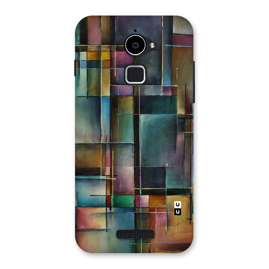 Dark Square Shapes Back Case for Coolpad Note 3 Lite