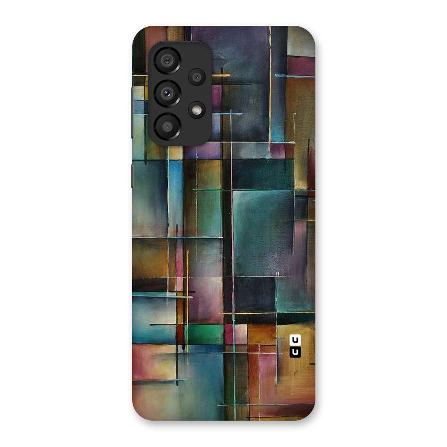 Dark Square Shapes Back Case for Galaxy A33 5G