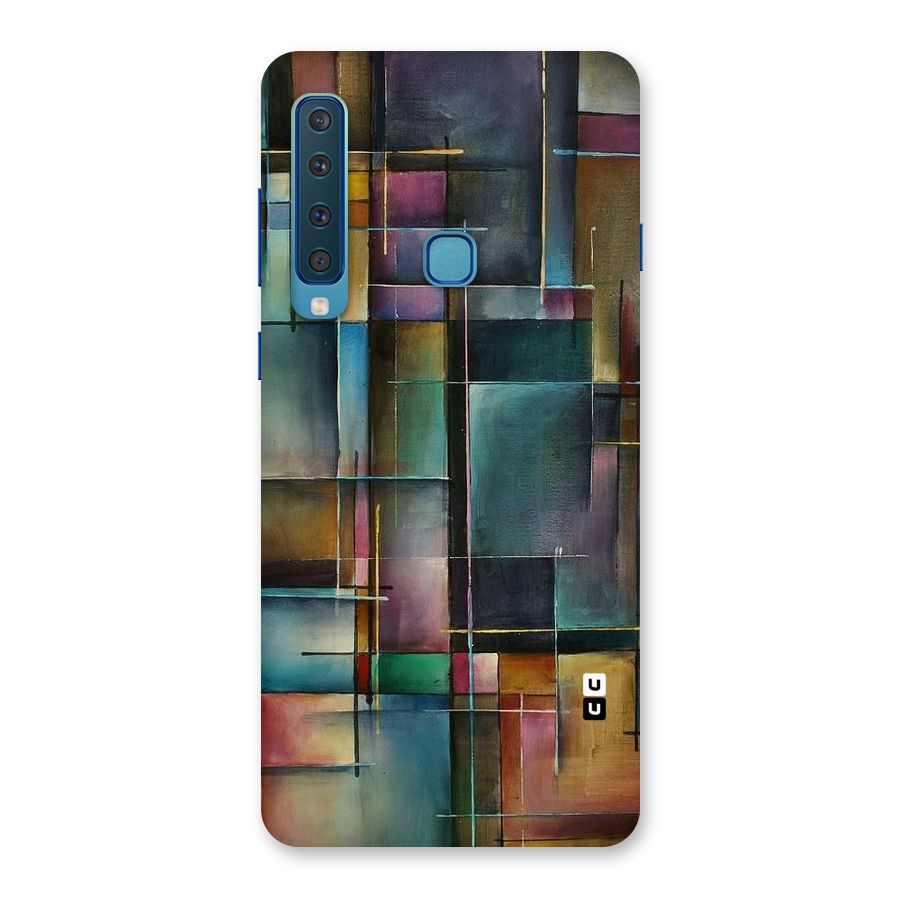Dark Square Shapes Back Case for Galaxy A9 (2018)