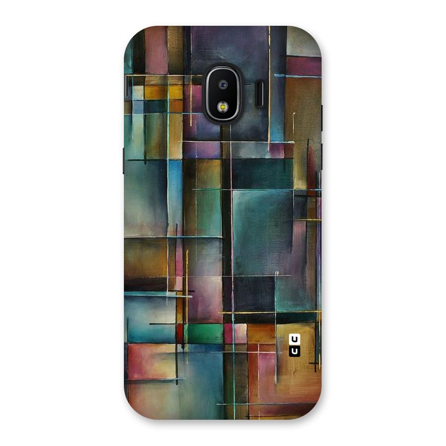 Dark Square Shapes Back Case for Galaxy J2 Pro 2018