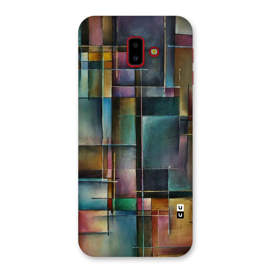 Dark Square Shapes Back Case for Galaxy J6 Plus