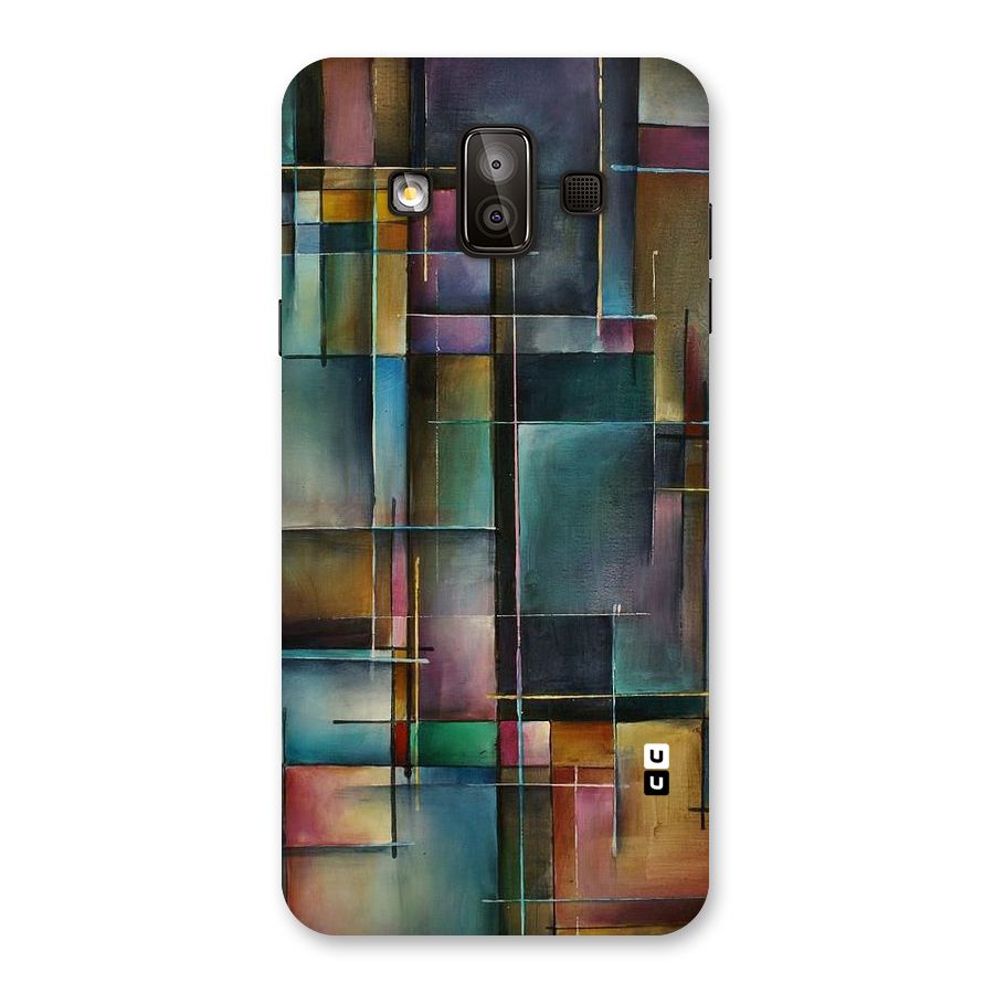 Dark Square Shapes Back Case for Galaxy J7 Duo
