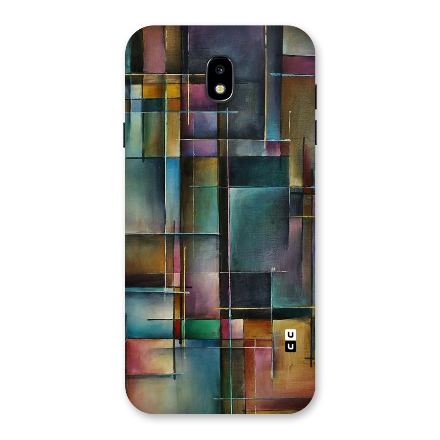 Dark Square Shapes Back Case for Galaxy J7 Pro