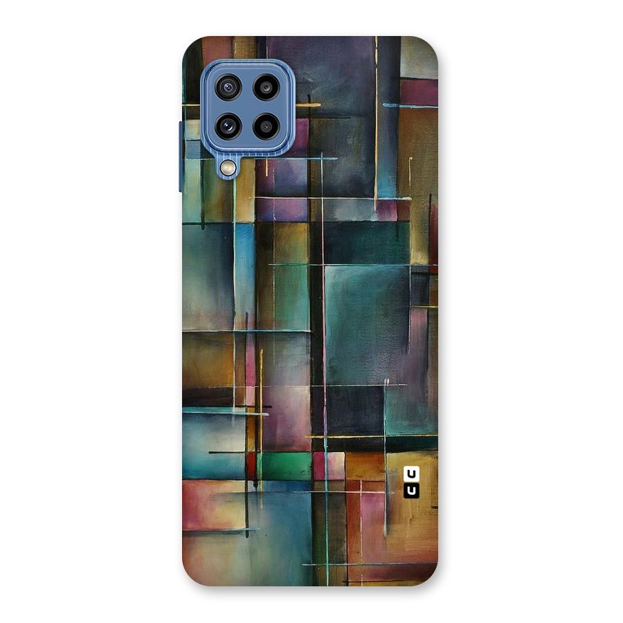 Dark Square Shapes Back Case for Galaxy M32